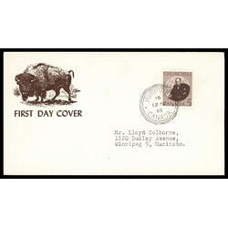 canada stamp 440 sir winston churchill 5 1965 FDC PC 021