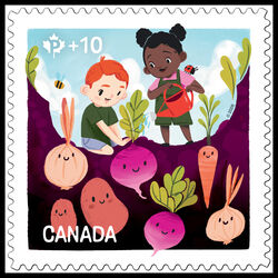 canada stamp b semi postal b37 canada post community foundation 2026