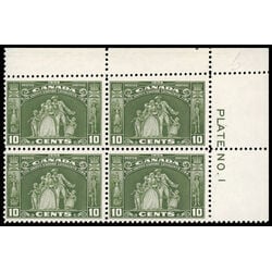 canada stamp 209 loyalists statue 10 1934 PB UR %231 061