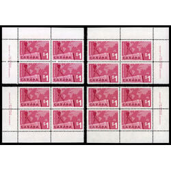 canada stamp 411 crane and map 1 1963 PB SET %231 011
