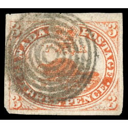 canada stamp 1 beaver 3d 1851 U VF 081