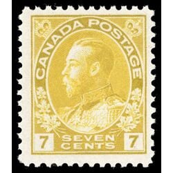 canada stamp 113 king george v 7 1912 M F VFNH 020