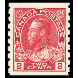 canada stamp 127 king george v 2 1912 M VFNH 019