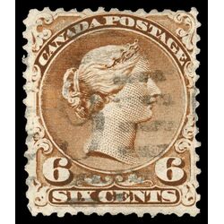 canada stamp 27 queen victoria 6 1868 U F 045