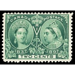 canada stamp 52 queen victoria diamond jubilee 2 1897 M VFNH 059