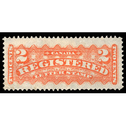 canada stamp f registration f1a registered stamp 2 1875 M VF 014