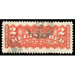 canada stamp f registration f1b registered stamp 2 1888 U VF 020
