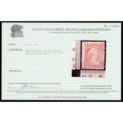 canada stamp 33 queen victoria 3 1868 U F VF 028