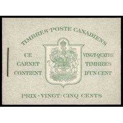 canada stamp bk booklets bk32d king george vi in navy uniform 1942 M VFNH FR 004