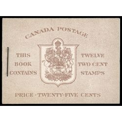 canada stamp bk booklets bk33a king george vi in army uniform 1942 M VFNH EN 004