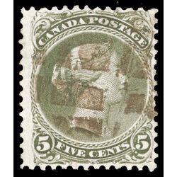 canada stamp 26 queen victoria 5 1875 U F 040