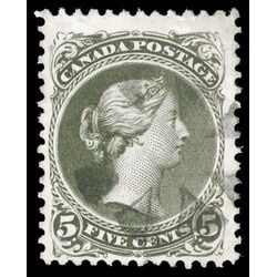 canada stamp 26 queen victoria 5 1875 U F VF 041