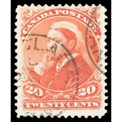 canada stamp 46 queen victoria 20 1893 U F VF 080