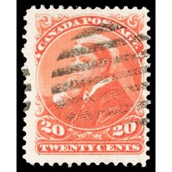 canada stamp 46 queen victoria 20 1893 U F VF 081