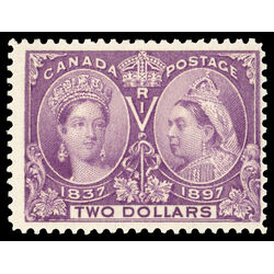 canada stamp 62 queen victoria diamond jubilee 2 1897 M F VF
