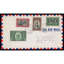 canada stamp 246 8 fdc royal vist 1939 FDC COMBO 032