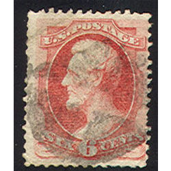us stamp postage issues 137 abraham lincoln 6 carmine 6 1870