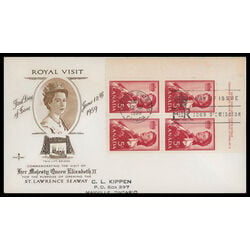 canada stamp 386 queen elizabeth ii 5 1959 FDC UL 058