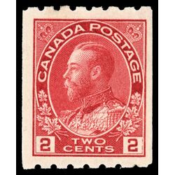 canada stamp 124 king george v 2 1913 M VF 055