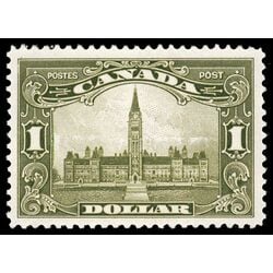 canada stamp 159 parliament building 1 1929 M XF 107