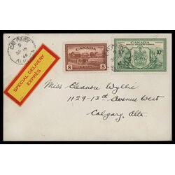 canada stamp 268 eastern farm scene 8 1946 FDC COMBO 031