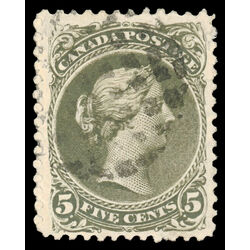 canada stamp 26iv queen victoria 5 1875 U VF 017