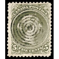 canada stamp 26 queen victoria 5 1875 U VF 043