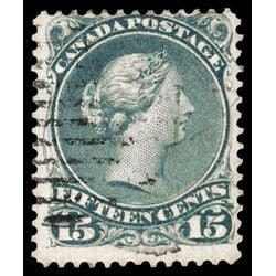 canada stamp 30 queen victoria 15 1868 U F VF 025