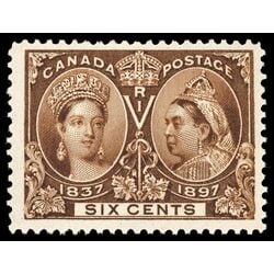 canada stamp 55 queen victoria diamond jubilee 6 1897 M VFNH 073