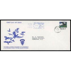 canada stamp 532 big raven by emily carr 6 1971 FDC PC 020