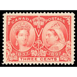 canada stamp 53 queen victoria diamond jubilee 3 1897 M XFNH 054