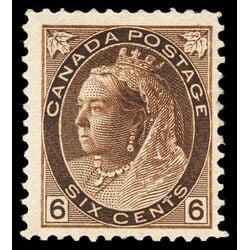 canada stamp 80 queen victoria 6 1898 M F VFNH 057