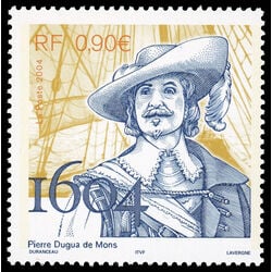 france stamp 3032 pierre dugua sieur de mons 2004