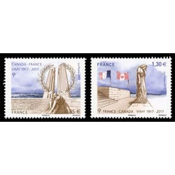 france stamp 5216a b battle of vimy ridge 100th anniversary 2017