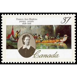 canada stamp 1227i frances ann hopkins 37 1988