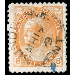 canada stamp 82 queen victoria 8 1898 U VF 055