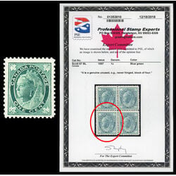 canada stamp 67 queen victoria 1 1897 M VFNH 027