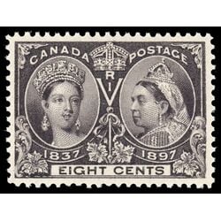 canada stamp 56 queen victoria diamond jubilee 8 1897 M VF 115