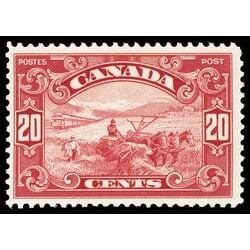 canada stamp 157 harvesting wheat 20 1929 M F VFNH 051