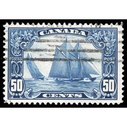 canada stamp 158 bluenose 50 1929 U VF 222