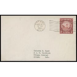 canada stamp 210 new brunswick seal 2 1934 FDC 023
