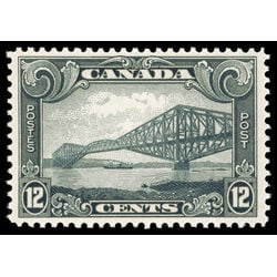 canada stamp 156 quebec bridge 12 1929 M XFNH 043