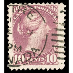 canada stamp 40 queen victoria 10 1877 U F VF 031