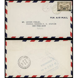 canada stamp c air mail c3 c1 surcharged two winged figures against globe 6 1932 FDC 050