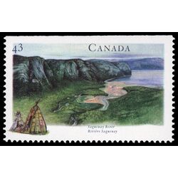 canada stamp 1511 saguenay river qc 43 1994
