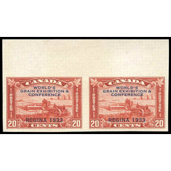 canada stamp 203a harvesting wheat 40 1933