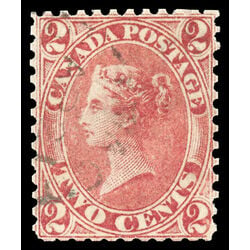canada stamp 20 queen victoria 2 1859 U VF 099