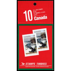 canada stamp bk booklets bk107 bend in gosselin river arthabaska 1989 M VFNH 001