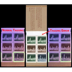 canada stamp bk booklets bk88b parliament buildings 1985 M VFNH 004