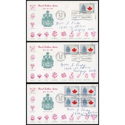 canada stamp 429a canada maple leaf 5 1966 FDC PC 019